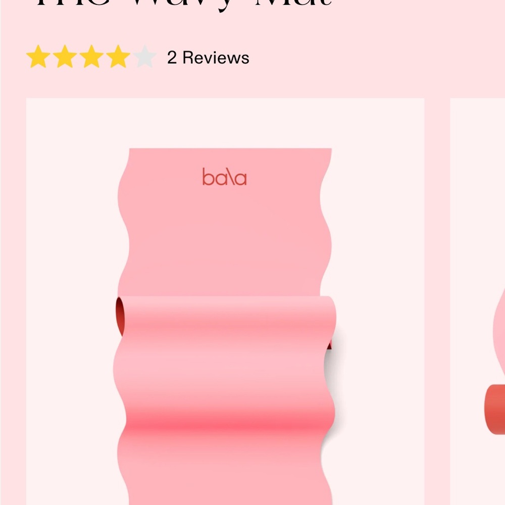 Bala the Wavy Mat - Blush